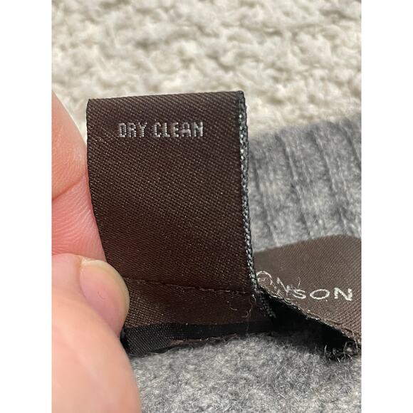 Fenn Wright Manson 100% 2-Ply Cashmere Sweater Womens Small Striped Gray Yellow* - Picture 9 of 14